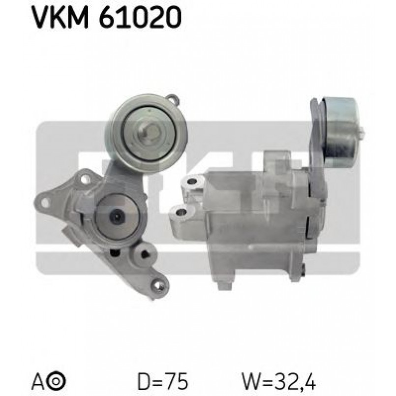 VKM 61020 SKF Натягувач поліклинового ременя